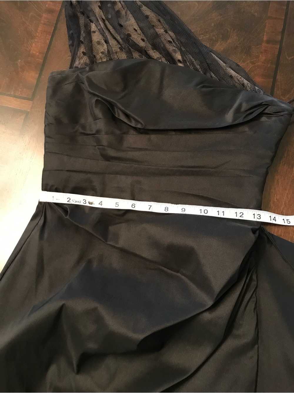 Retro Vintage Style One Shoulder Asymmetrical Sarong Wiggle Cocktail Dress Sz 6 - Picture 8 of 10